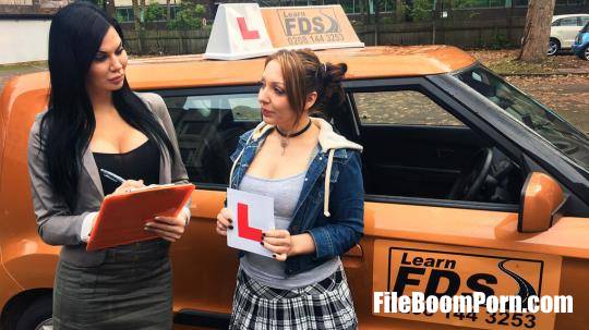 FakeDrivingSchool: Crystal Coxxx, Jasmine Jae - Spoiled Teen Has Her Driver's Test [HD/720p/697 MB]