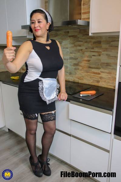 Linda Porn 42 - Sexy housemaid Linda Porn puts the groceries from her mistress in her vagina (SD/540p/273 MB) Mature.nl