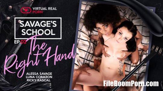 VirtualRealPorn: Alessa Savage, Luna Corazon, Ricky Rascal - Savage's School: The Right Hand - ep. 02 [UltraHD 2K/1920p/8.80 GB]