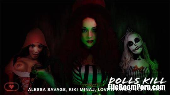 VirtualRealPorn: Alessa Savage, Kiki Minaj, Lovita Fate, Ricky Rascal - Dolls Kill [FullHD/1080p/4.20 GB]