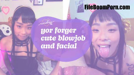 ManyVids: CocoBae96 - Yor Forger Cute Blowjob and Facial [UltraHD 4K/2160p/1.23 GB]