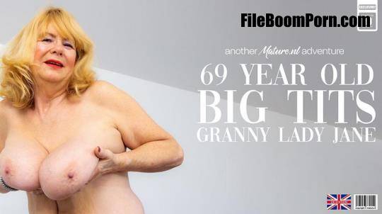 Mature.nl: Lady Jane (EU) (69) - Big natural tits granny Lady Jane is a British nympho who loves to play with her shaved pussy [FullHD/1080p/1004 MB]