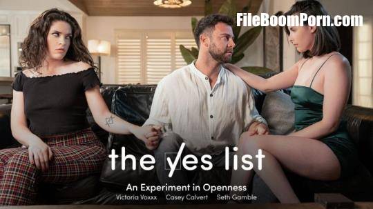 AdultTime, The Yes List: Casey Calvert, Victoria Voxxx - An Experiment In Openness [FullHD/1080p/1.17 GB]