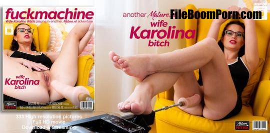 Mature.nl: Wife Karolina Bitch (39) - Squirting Wife Karolina Bitch is a naughty MILF that loves to get fucked by her fuckmachine [FullHD/1080p/496 MB]