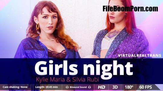 VirtualRealTrans: Kylie Maria, Silvia Rubi - Girls night [UltraHD 2K/1600p/2.08 GB]