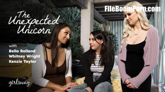 GirlsWay: Kenzie Taylor, Whitney Wright, Bella Rolland - The Unexpected Unicorn [FullHD/1080p/1.38 GB]