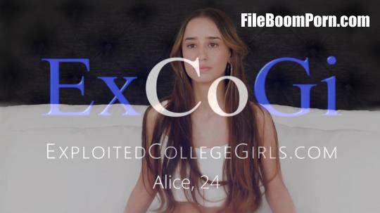 ExploitedCollegeGirls, ExCoGi: Alice - Soft Spoken Sexual Inferno [HD/720p/1.39 GB]