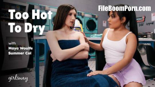 GirlsWay, AdultTime: Summer Col, Maya Woulfe - Too Hot to Dry [FullHD/1080p/1.31 GB]