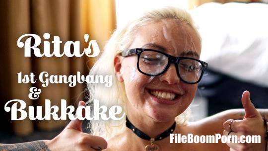 TexxxasBukkake, TexasBukkake, ManyVids: Rita - Rita's 1st Gangbang & Bukkake [HD/720p/1.32 GB]