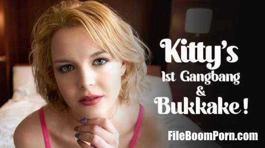 TexxxasBukkake, TexasBukkake, ManyVids: Kitty - Kitty's 1st Gangbang & Bukkake [FullHD/1080p/1.98 GB]