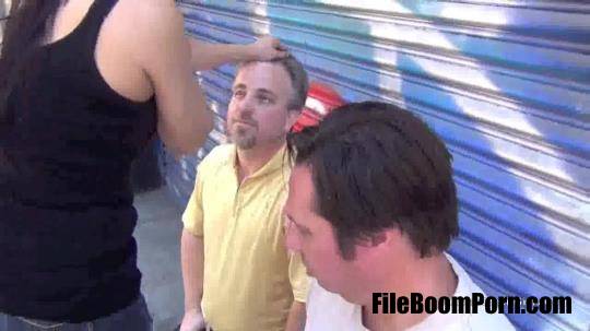 AsianMeanGirls: Ms. Miki - You Wanna Mess With Me - Goddess Miki With Sunglases Humiliates 2 Guys On The Street [HD/720p/322.06 MB]