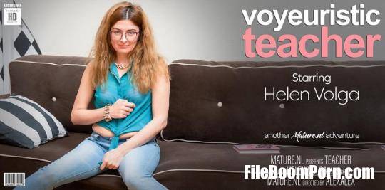 Mature.nl: Helen Volga (46) - Voyeuristic teacher plays with her hairy pussy [FullHD/1080p/705 MB]