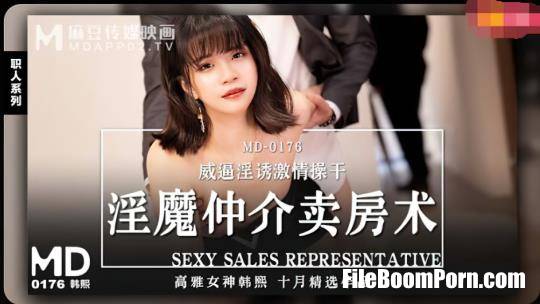 Madou Media: Han Xi - Sexy Sales Representative [MD-0176] [uncen] [FullHD/1080p/650 MB]