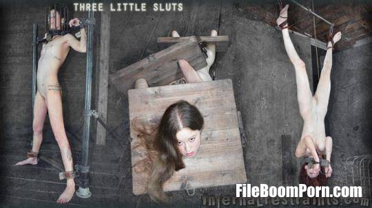 InfernalRestraints: Hailey Young, Alexxa Bound, Holly Wood - Three Little Sluts [HD/720p/671 MB]