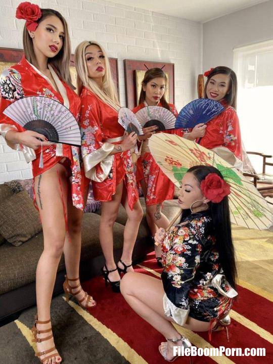 SLR: Kimmy Kimm, Morgan Lee, Kimora Quin, Gia Dibella, Yumi Sin - Asian Delight: Imperial Concubines - Harem Orgy with 5 Asian Pornstars [UltraHD 2K/1440p/13.8 GB]