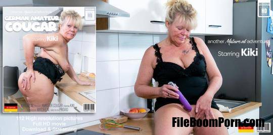 Mature.nl: Kiki (EU) (56) - Mature Kiki plays with her pierced pussy in the kitchen [FullHD/1080p/1.05 GB]