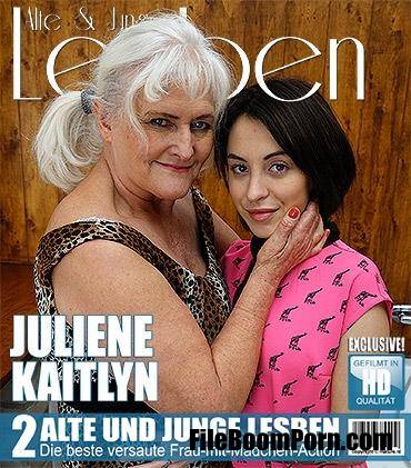 Mature.nl: Juliene (62), Sandra Luberc (23) - Sexy young and old lesbian licking eachother [HD/720p/262 MB]