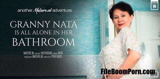 Mature.nl: Nata (59) - Modern Grandma Nata loves to play with her dildo and her pussy in the bathroom [FullHD/1080p/834 MB]