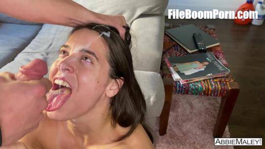 AbbieMaley: Abbie Maley - Bubble Butt Slut Fucked Hard And Facialized In Front Of Boyfriend [SD/480p/419 MB]