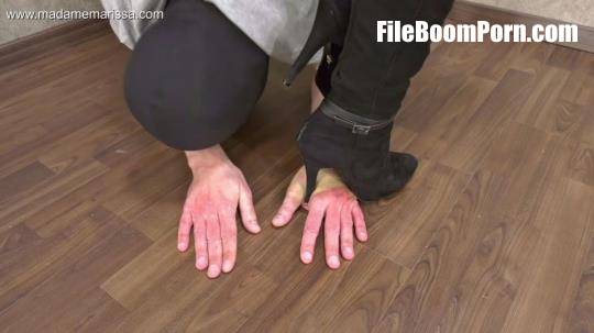 MadameMarissa: Gruesome hand trampling with over knee boots [HD/720p/387.45 MB]