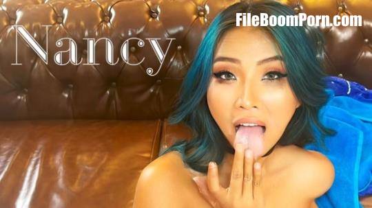 NANCY - Facilized Asian Plays with Cum [HD/720p/351 MB]