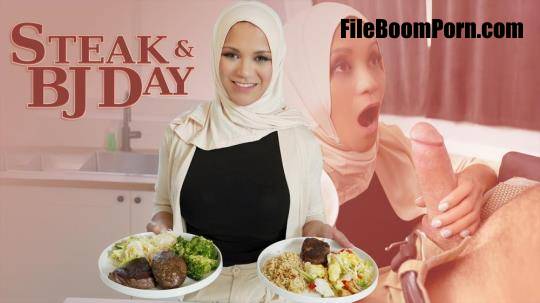 HijabMylfs, MYLF: Jazmine Cruz - Steak and Blowjob Day [FullHD/1080p/1.73 GB]
