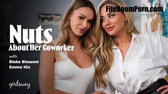 GirlsWay: Emma Hix, Blake Blossom - Nuts About Her Coworker [UltraHD 4K/2160p/3.38 GB]
