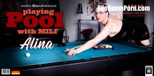 Mature.nl: Alina (EU) (53) - Alina is a German Tall MILF with a shaved pierced pussy that loves to play with a poolstick [FullHD/1080p/1.10 GB]