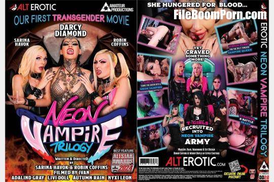 Amateur Productions, AltErotic: Adalind Gray, Darcy Diamond, Robin Coffins, Autumn Rain, Livi Doll, Nyxi Leon, Sarina Havok - Neon Vampire Trilogy [HD/720p/1.77 GB]