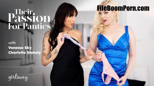 GirlsWay, AdultTime: Vanessa Sky, Charlotte Stokely - Their Passion For Panties [UltraHD 4K/2160p/3.20 GB]