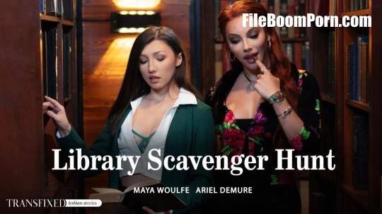 Maya Woulfe, Ariel Demure - Library Scavenger Hunt [UltraHD 4K/2160p/2.49 GB]