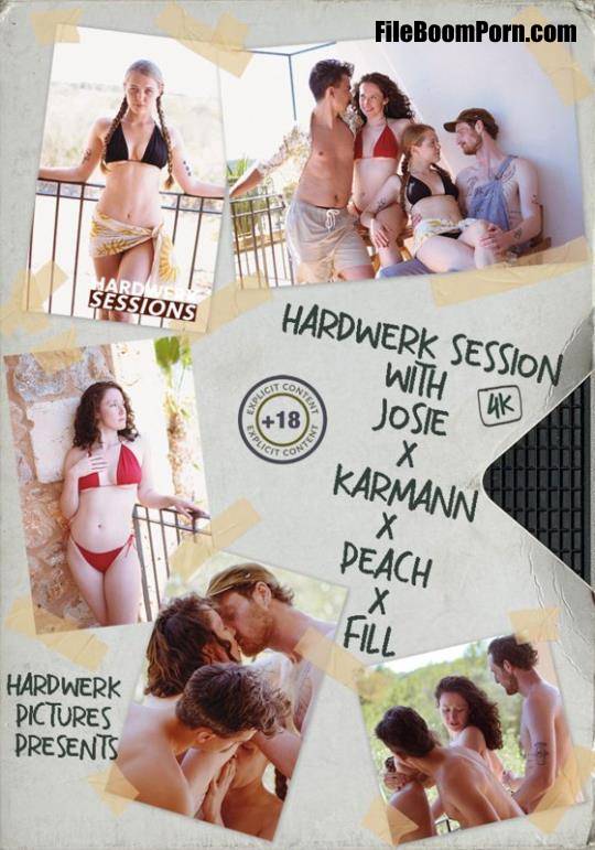 HardWerk: Josie Boo, The Swedish Peach - Session Couples Foursome with Josie & Karmann and Peach & Fill [FullHD/1080p/3.05 GB]