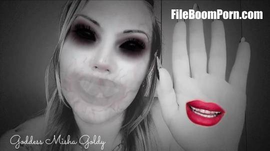 TheGoldyRush: Mistress Misha Goldy - Lip Worship - Creepy Edition [FullHD/1080p/221.63 MB]