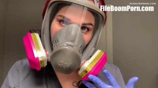 Nina Crowne - Nurse in Respirator Gives Handjob [FullHD/1080p/2.1 GB]