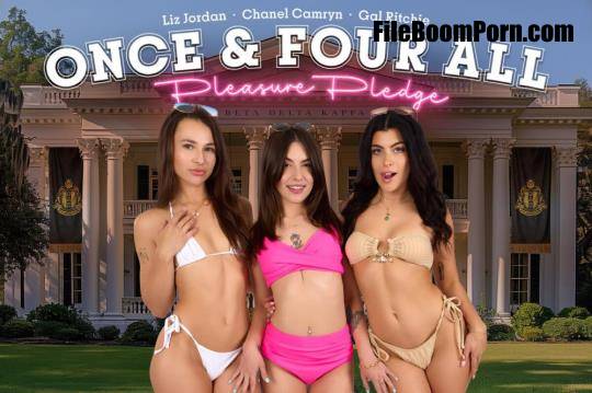 BaDoinkVR: Chanel Camryn, Liz Jordan, Gal Ritchie - Once & Four All [UltraHD 2K/1440p/2.58 GB]