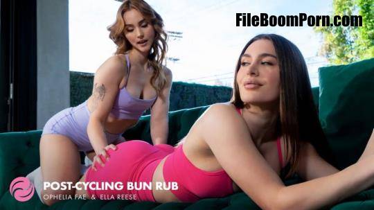 AllGirlMassage, AdultTime: Ella Reese, Ophelia Fae - Post-Cycling Bun Rub [UltraHD 4K/2160p/2.19 GB] [Lesbian]